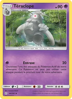 Carte Téraclope de l'extension Éclipse Cosmique, numéro 84/236