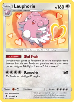 Carte Leuphorie de l'extension Gardiens Ascendants, numéro 102/145