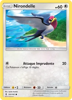 Carte Nirondelle de l'extension Gardiens Ascendants, numéro 103/145