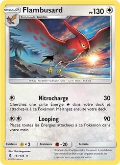 Carte Flambusard de l'extension Gardiens Ascendants, numéro 111/145