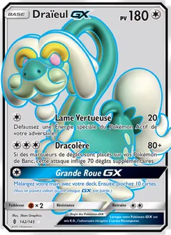 Carte Draïeul GX de l'extension Gardiens Ascendants, numéro 142/145
