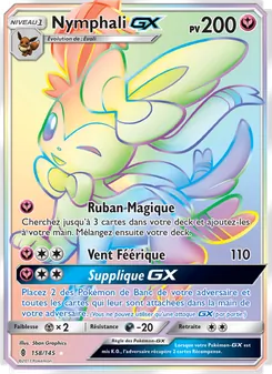 Carte Nymphali GX de l'extension Gardiens Ascendants, numéro 158/145