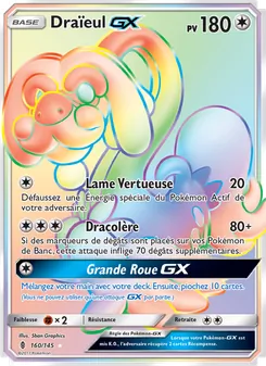 Carte Draïeul GX de l'extension Gardiens Ascendants, numéro 160/145