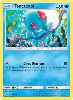 Carte Tentacool de l'extension Gardiens Ascendants, numéro 23/145