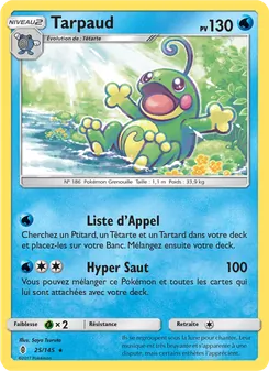 Carte Tarpaud de l'extension Gardiens Ascendants, numéro 25/145