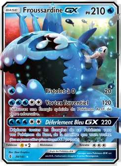 Carte Froussardine GX de l'extension Gardiens Ascendants, numéro 38/145