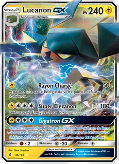 Carte Lucanon GX de l'extension Gardiens Ascendants, numéro 45/145