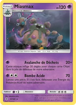 Carte Miasmax de l'extension Gardiens Ascendants, numéro 51/145