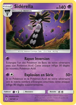 Carte Sidérella de l'extension Gardiens Ascendants, numéro 54/145