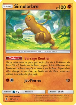 Carte Simularbre de l'extension Gardiens Ascendants, numéro 66/145