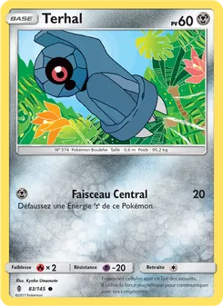 Carte Terhal de l'extension Gardiens Ascendants, numéro 83/145