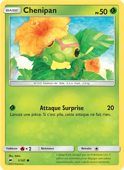 Carte Chenipan de l'extension Ombres Ardentes, numéro 1/147