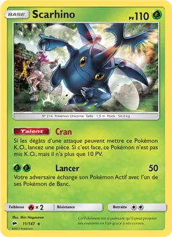 Carte Scarhino de l'extension Ombres Ardentes, numéro 11/147