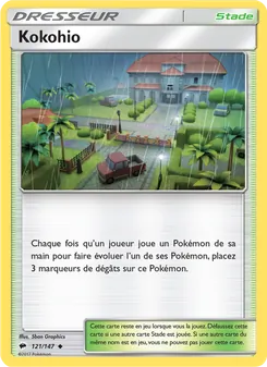 Carte Kokohio de l'extension Ombres Ardentes, numéro 121/147