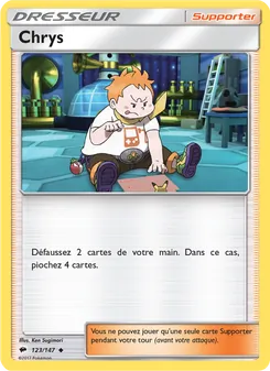Carte Chrys de l'extension Ombres Ardentes, numéro 123/147