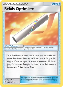 Carte Relais Optimiste de l'extension Ombres Ardentes, numéro 128/147