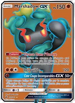 Carte Marshadow GX de l'extension Ombres Ardentes, numéro 137/147