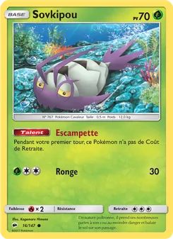 Carte Sovkipou de l'extension Ombres Ardentes, numéro 16/147