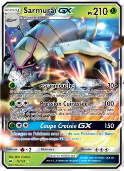 Carte Sarmuraï GX de l'extension Ombres Ardentes, numéro 17/147