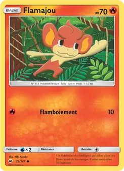 Carte Flamajou de l'extension Ombres Ardentes, numéro 22/147