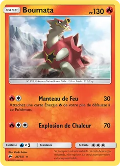 Carte Boumata de l'extension Ombres Ardentes, numéro 26/147