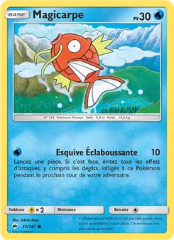 Carte Magicarpe de l'extension Ombres Ardentes, numéro 32/147