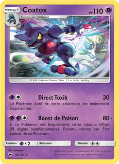 Carte Coatox de l'extension Ombres Ardentes, numéro 55/147