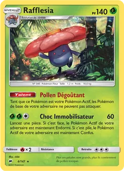 Carte Rafflesia de l'extension Ombres Ardentes, numéro 6/147