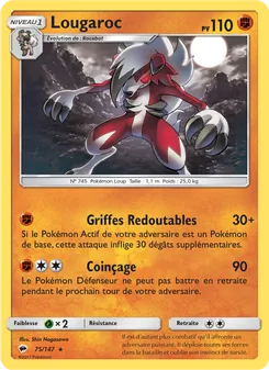 Carte Lougaroc de l'extension Ombres Ardentes, numéro 75/147