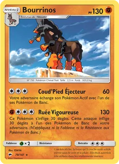 Carte Bourrinos de l'extension Ombres Ardentes, numéro 78/147