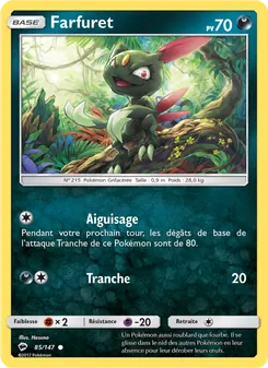 Carte Farfuret de l'extension Ombres Ardentes, numéro 85/147