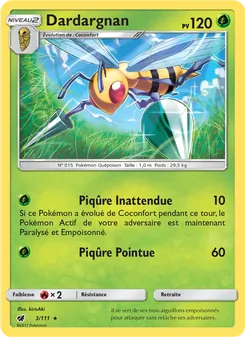 Carte Dardargnan de l'extension Invasion Carmin, numéro 3/111