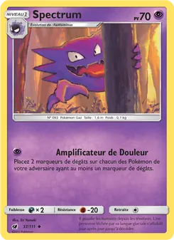 Carte Spectrum de l'extension Invasion Carmin, numéro 37/111