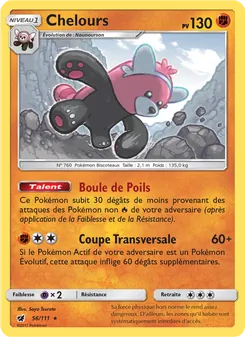 Carte Chelours de l'extension Invasion Carmin, numéro 56/111