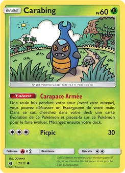Carte Carabing de l'extension Invasion Carmin, numéro 7/111