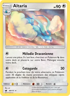 Carte Altaria de l'extension Invasion Carmin, numéro 80/111