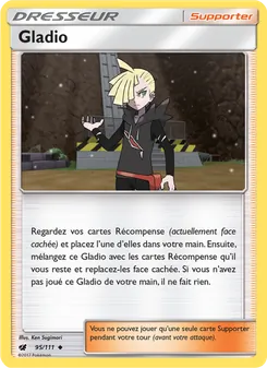 Carte Gladio de l'extension Invasion Carmin, numéro 95/111