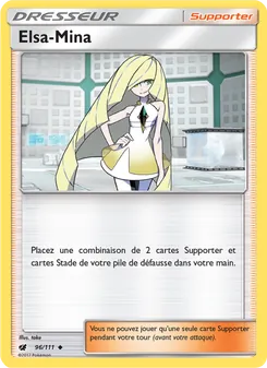 Carte Elsa-Mina de l'extension Invasion Carmin, numéro 96/111