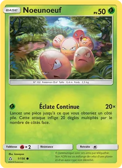 Carte Noeunoeuf de l'extension Ultra-Prisme, numéro 1/156