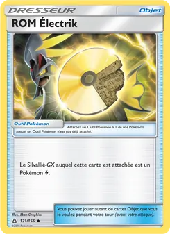 Carte ROM Électrik de l'extension Ultra-Prisme, numéro 121/156