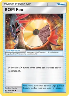 Carte ROM Feu de l'extension Ultra-Prisme, numéro 123/156