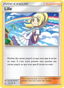 Carte Lilie de l'extension Ultra-Prisme, numéro 125/156