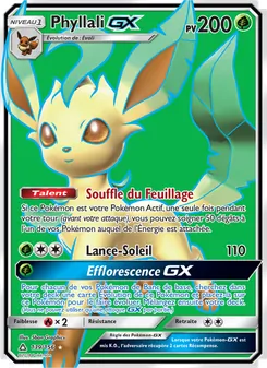 Carte Phyllali GX de l'extension Ultra-Prisme, numéro 139/156