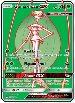 Carte Cancrelove GX de l'extension Ultra-Prisme, numéro 140/156