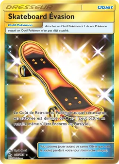 Carte Skateboard Évasion de l'extension Ultra-Prisme, numéro 167/156