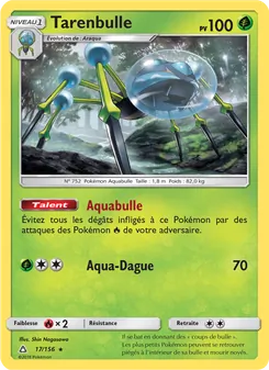 Carte Tarenbulle de l'extension Ultra-Prisme, numéro 17/156