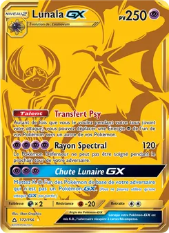 Carte Lunala GX de l'extension Ultra-Prisme, numéro 172/156