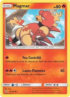 Carte Magmar de l'extension Ultra-Prisme, numéro 18/156