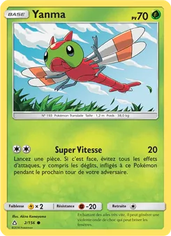 Carte Yanma de l'extension Ultra-Prisme, numéro 2/156