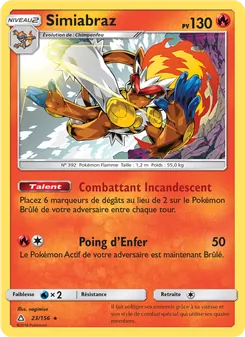 Carte Simiabraz de l'extension Ultra-Prisme, numéro 23/156